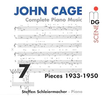 John Cage／Complete Piano Music（18CD） Steffen Schleiermacher, New England Conservatory Orchestra